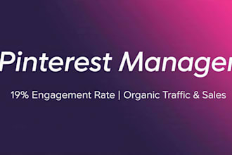manage your pinterest for organic traffic  sales