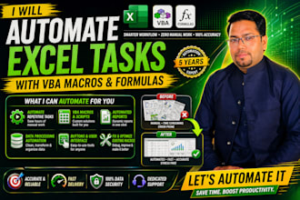 automate excel tasks using vba and formulas