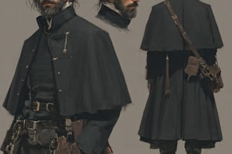 paint concept art and character sheets for you