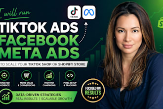 run tiktok ads facebook meta ads to scale your tiktok shop or shopify store