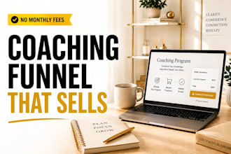 build a coaching sales funnel that converts in wordpress elementor