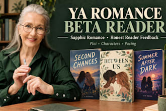 typically beta read ya romance fiction, sapphic romance beta reader