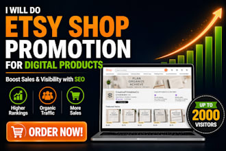 do etsy shop promotion for digital products to boost sales and visibility