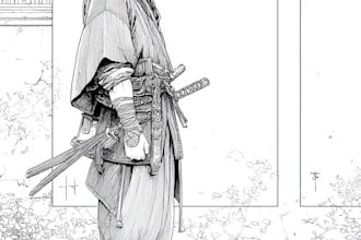 design manga pages for your story or script