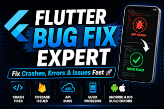fix flutter bugs, errors and crashes fast