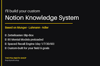 build a custom notion reading and knowledge management system for you