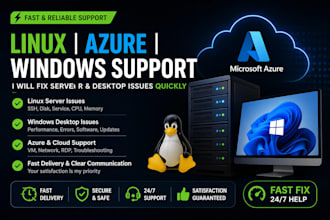 fix linux server issues, ssh, disk, cpu and services