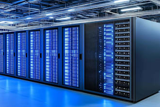 design realistic 3d data center models and renderings