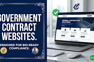 design a government contract ready business website