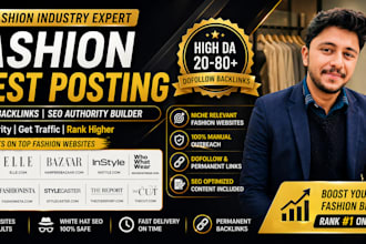 build backlinks on fashion and lifestyle websites
