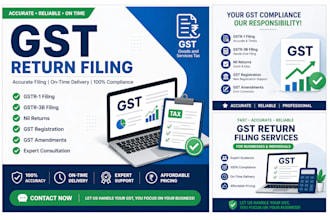 file gst returns gstr 1, gstr 3b and do gst registration