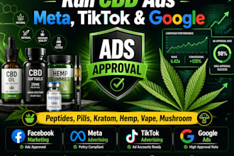 run cbd ads, peptide ads approval marketing agency, vape campaigns, cannabis