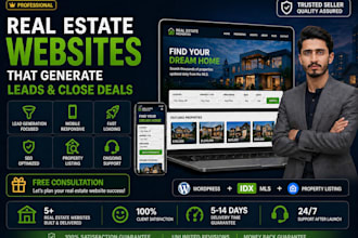 build a real estate wordpress website with idx mls for agents and realtors