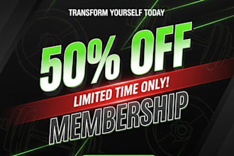 design gym and fitness social media posts