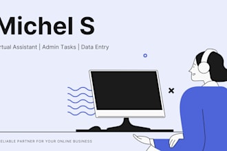 be your virtual assistant for admin tasks