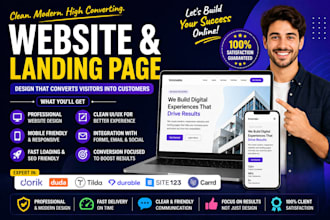 build dorik duda tilda doric durable site123 carrd website landing page design