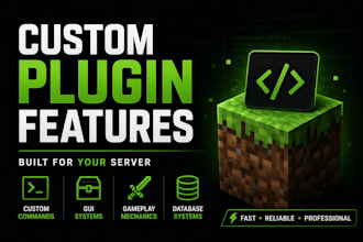 add custom features to your minecraft plugin