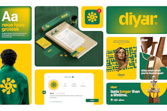 design a modern furniture brand identity and logo
