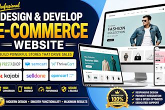 design prestashop samcart thrivecart campaigner kajabi selldone opencart website