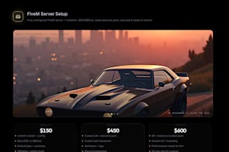 create a fivem server plug and play