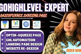 landing page design, funnelish ghl, google site sales funnel, gohighlevel expert