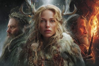 design fantasy, sci fi, horror and dystopian book cover art