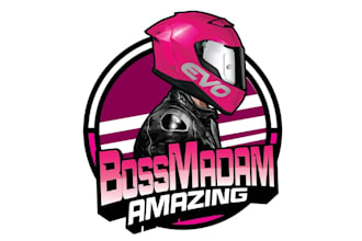 design high quality helmet logo with unlimited revision