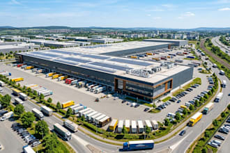 create realistic 3d warehouse, factory and commercial building rendering
