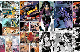 draw comic book illustration graphic novel comic art webcomic comic book artist