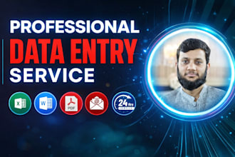 do fast and reliable data entry specialist
