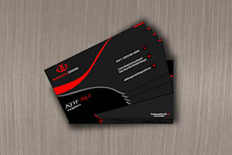 design luxury business card with print ready files