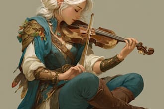 dnd character art and character designer