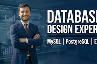 design database schema, erd and optimized sql queries