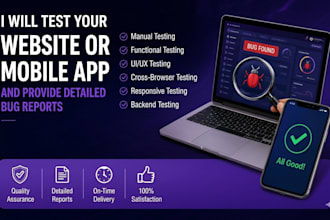 do manual QA testing for your website or mobile app