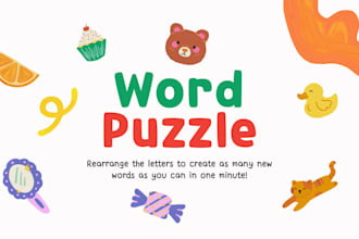 design word search, cryptogram, sudoku, crossword, puzzle activity book for KDP