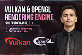 develop high performance vulkan or opengl graphics engines in cpp