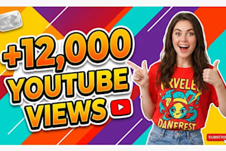 do professionally new 12,000 youtube views organic