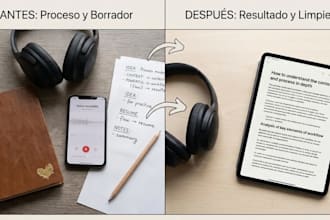 seré tu transcriptor personal