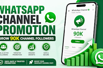 whatsapp channel promotion grow 90k channel followers whatsapp channel promotion