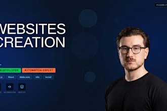 build a custom website or web app with HTML, CSS and javascript