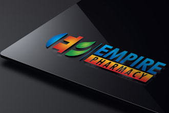 create modern pharmacy and medical logo design