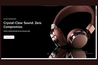 design shopify electronic website shopify gadget store and home apppliance store