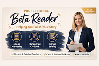beta read your story with professional feedback