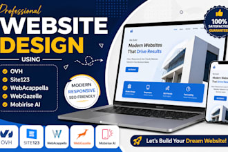 design ucoz ovh site123 site123 webacappella webgazelle mobirise ai website
