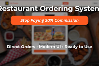 build a restaurant online ordering website