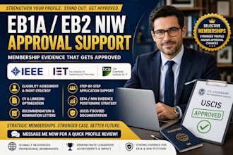 guide you to ieee iet bcs senior or fellow membership for eb1a eb2 niw visa