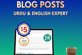seo blog posts and articles in urdu and english