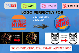 do excavation, construction, real estate, business and asphalt logo