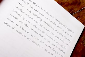 write anything  with my beautiful handwriting