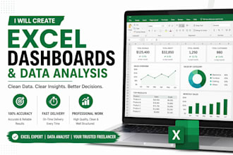 excel data cleaning, formatting, and dashboards